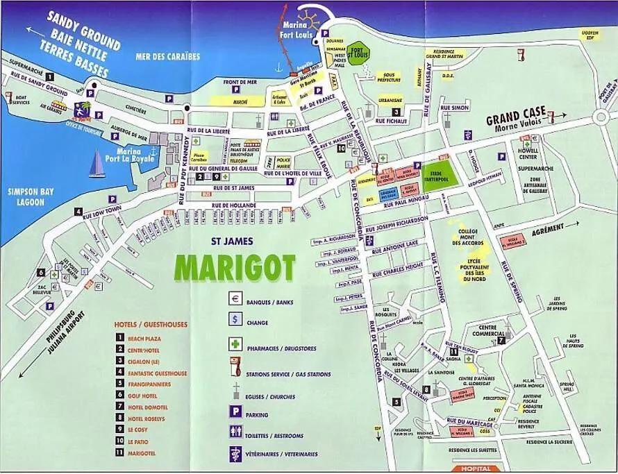 Апартаменты Duplex Marigot Centre-Ville